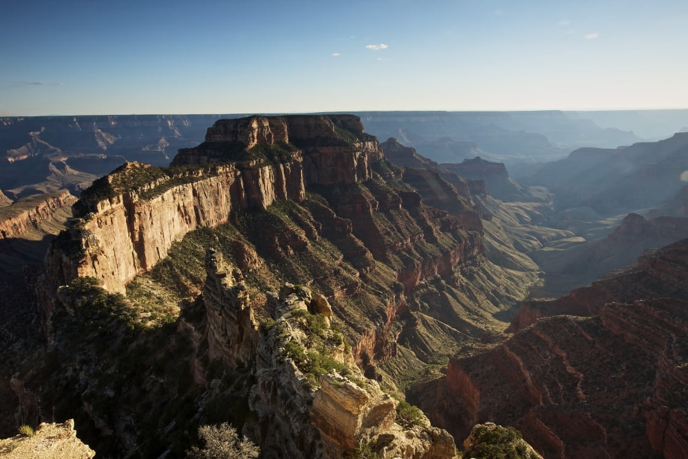 Wotans Throne Grand Canyon National Park Arizona Canvas Art - Terry MooreStocktrek Images (18 x 12)