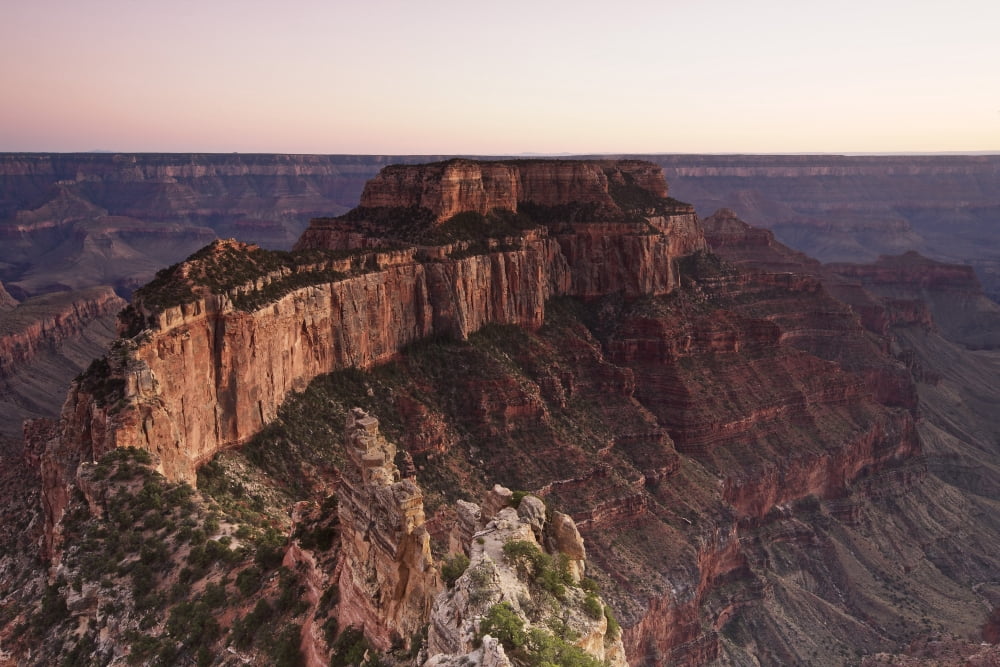 Wotans Throne Grand Canyon National Park Arizona Canvas Art - Terry MooreStocktrek Images (35 x 23)