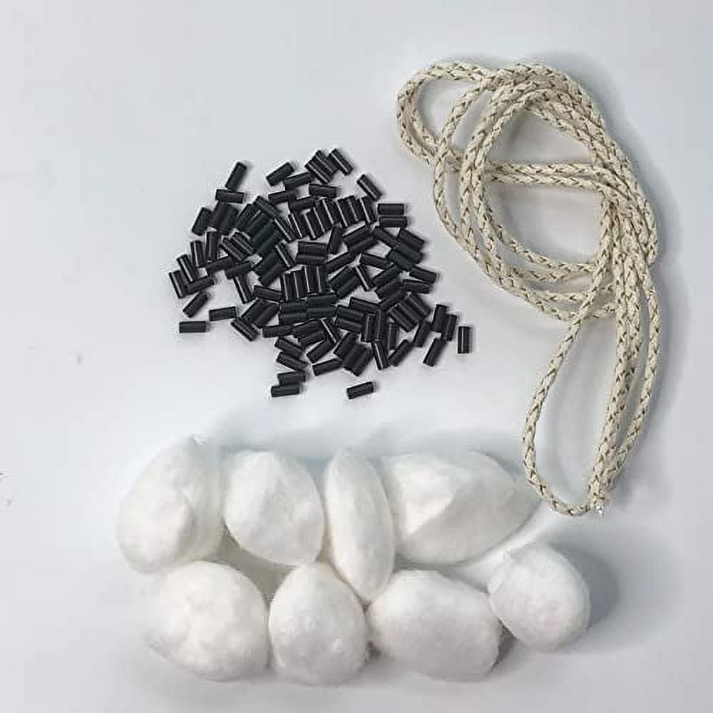 Wotermly zippo Repair kit .. zippo Cotton. 100 Pices .. Flint Stone