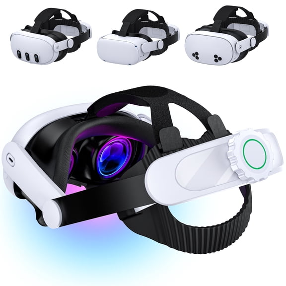 Wotoroto Head Strap for Oculus Meta Quest 2/3/3S with Horizontal Knob Adjustment, VR Headset Accessories