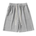 thumbnail image 1 of Wotryit Cargo Pants for Men,Mens Solid Color Loose Shorts Plus Size Fashion Casual Sports Beach Shorts,Cargo Shorts for Men,Mens Shorts Casual(Color:Grey,Size:3XL), 1 of 2