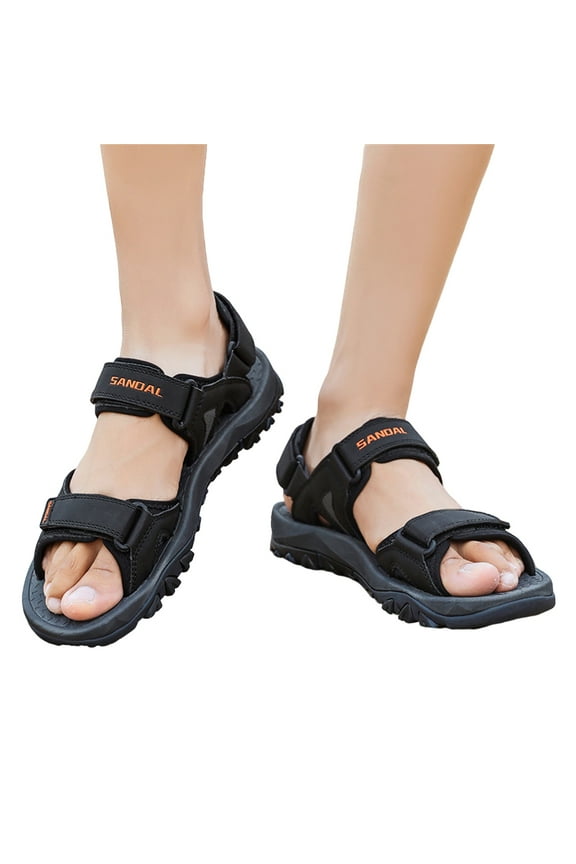 Mens Shoes Men Shoes Beach Shoes Summer Sandals Two Way Outdoor Sports Sandals and Slippers,Running Shoes for Men,Shoes for Men(Color:Black,Size:9)