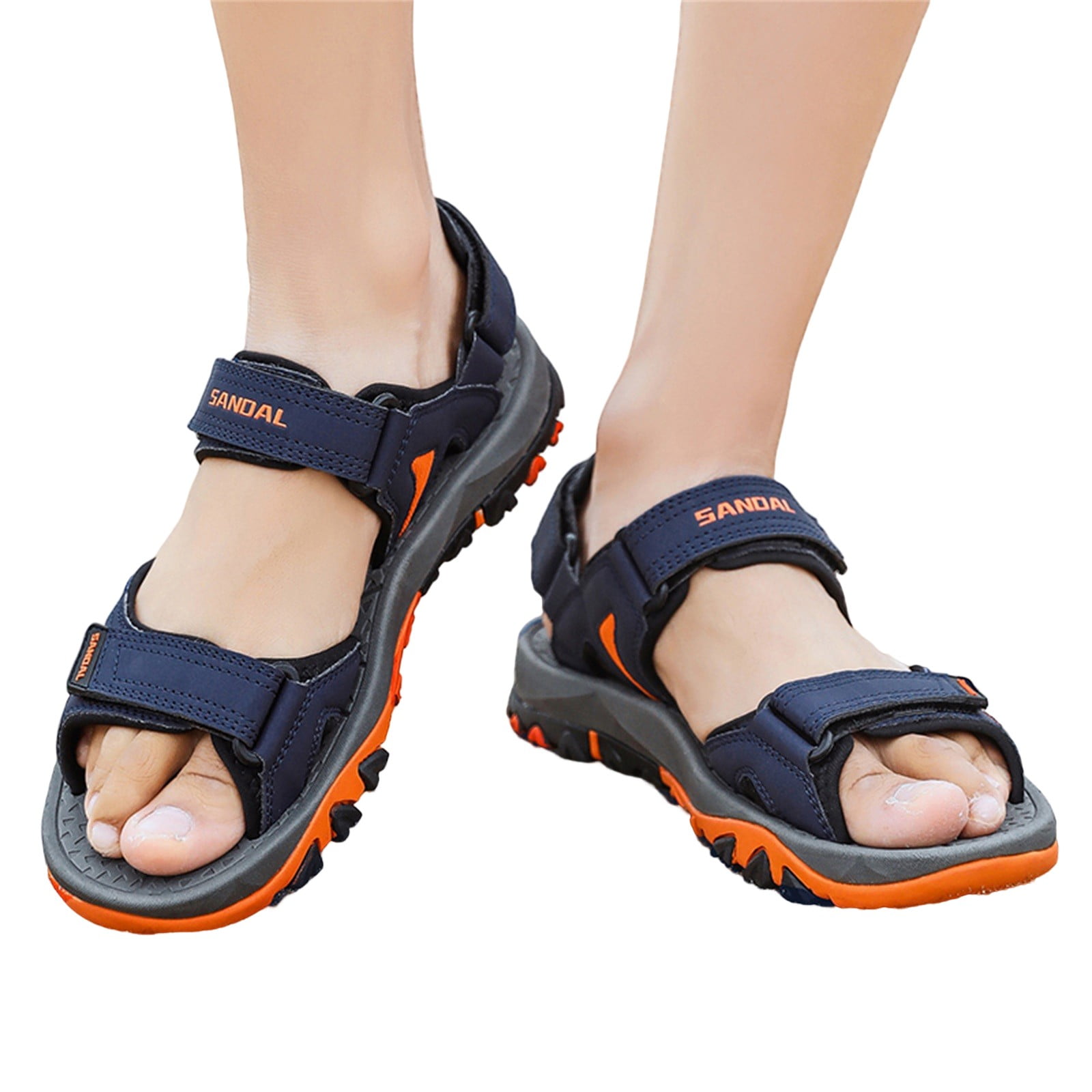 Mens Beach Shoes Sandals Casual Anti Slipper Runner Casual Shoes Size 41 Men Slip-On Half Slippers Running Shoes Plus 47 | Inspire Uplift main image 2