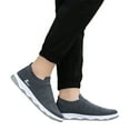 thumbnail image 1 of Wotryit Mens Shoes Men Shoes Flat Soled Casual Shoes Breathable Hollow Mesh Shoes Slip On Soft Soled Casual Shoes,Running Shoes for Men,Shoes for Men(Color:Grey,Size:8.5), 1 of 6