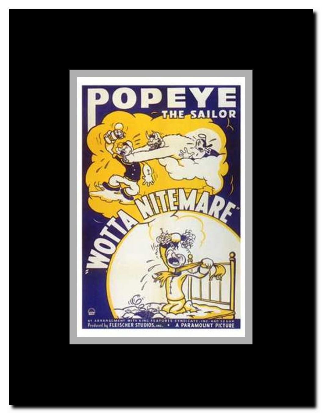 Wotta Nitemare Framed Movie Poster