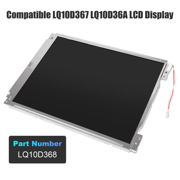Woudy 10.4 Inch LCD Display Replacement LQ10D368 for Sharp LQ10D367 LQ10D36A FANUC Monitor with VGA Test Board
