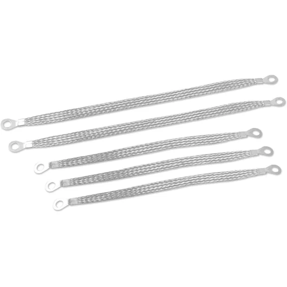 Woudy 10Pc Car Truck Firewall Engine Ground Strap, Tinned Copper Cable Kit