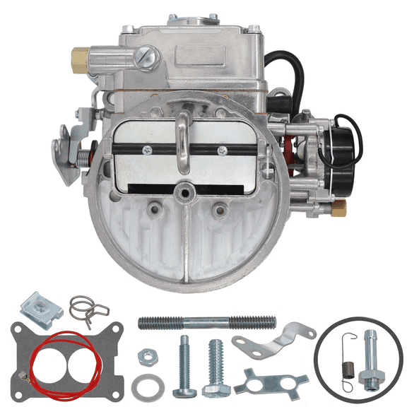 Woudy 2 Barrel Marine Carburetor 500 CFM Electric Choke 0-80402-2 for Holley 2300 Gas