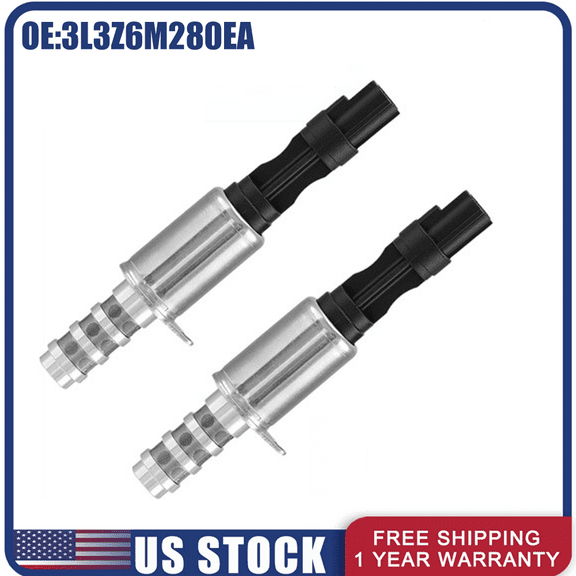 Woudy 2PCS VCT Control Solenoid Valve & Cover Seal Gaskets for Ford 5.4L 3L3Z6C535AA