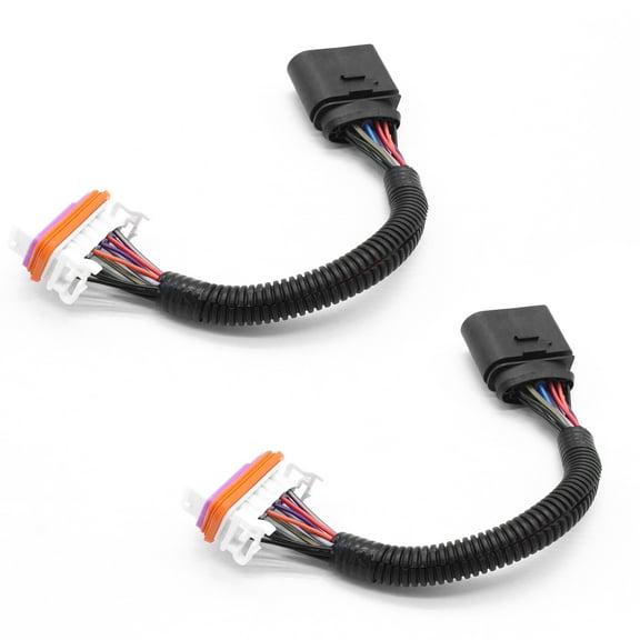 Woudy 2Pcs Headlight Wiring Harness Fits for 2003-2006 Porsche Cayenne Xenon 95563123911