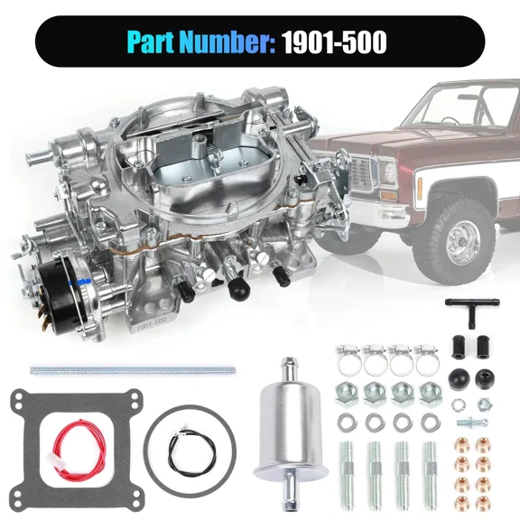 Woudy 4 Barrel Carburetor 500 CFM Electric Choke AVS2 Series 1901