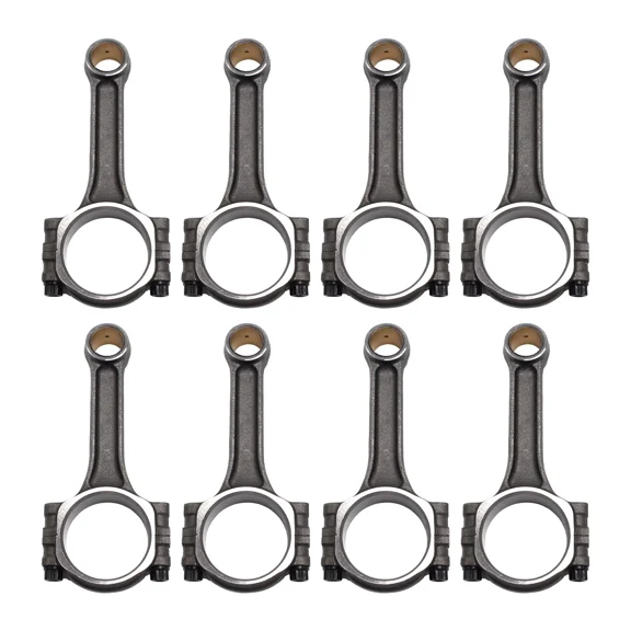 Woudy 5.700" I Beam 5140 Forged Connecting Rods for Chevy SBC 350