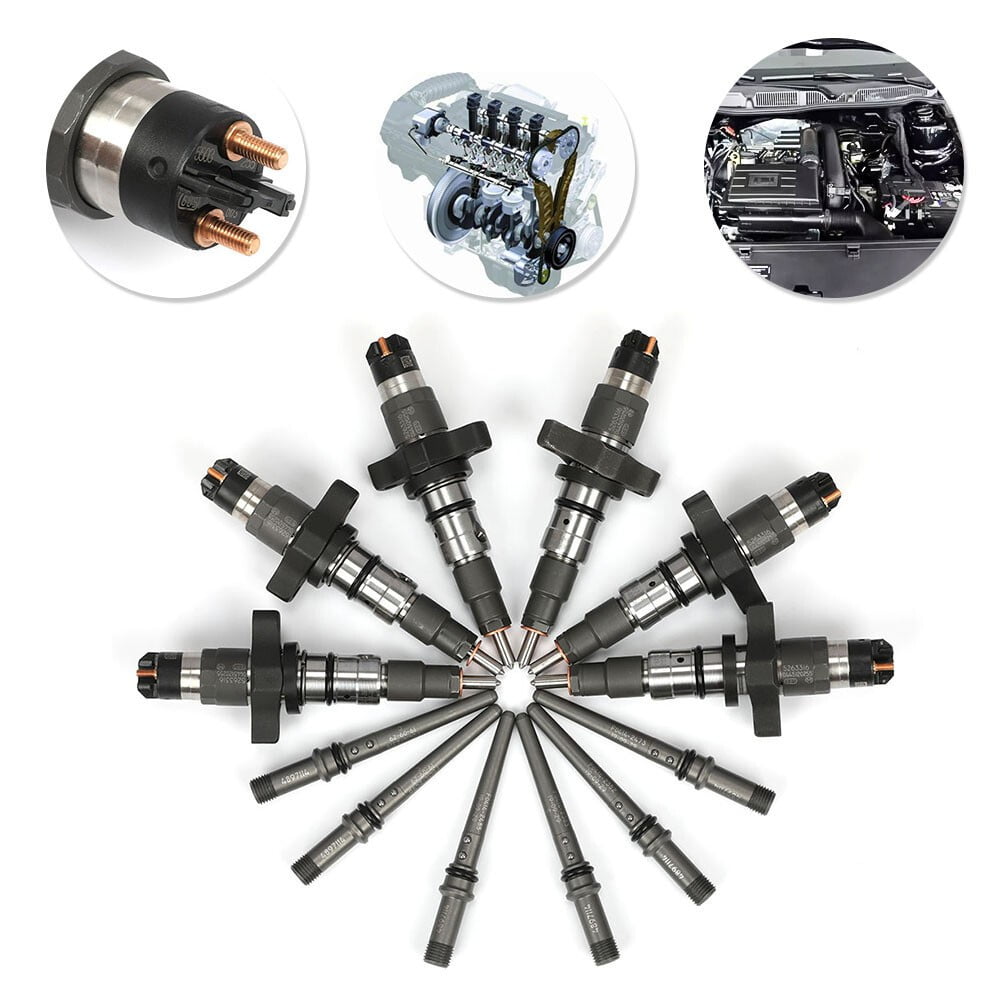 Woudy 6Pcs Cummins Fuel Injectors for 2004-2009 Dodge Ram 2500 3500 5.9L 0445120238 230