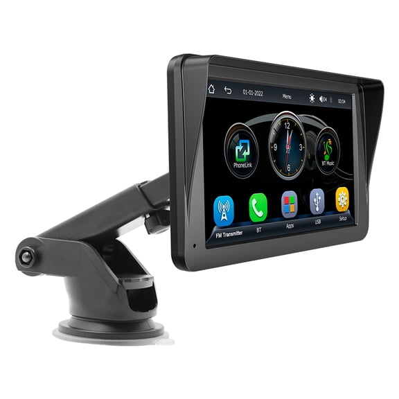 Woudy 7 Inch Portable WIFI Wireless CarPlay & Android Auto Car Radio MP5 Player 2 DIN