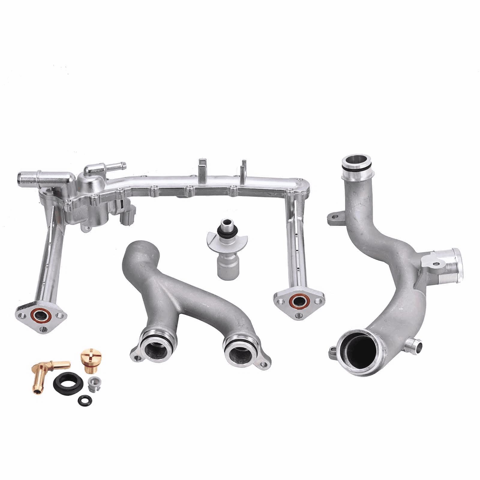 Woudy Aluminum Coolant Water Pipe Kit for 2014-2019 Land Rover Range