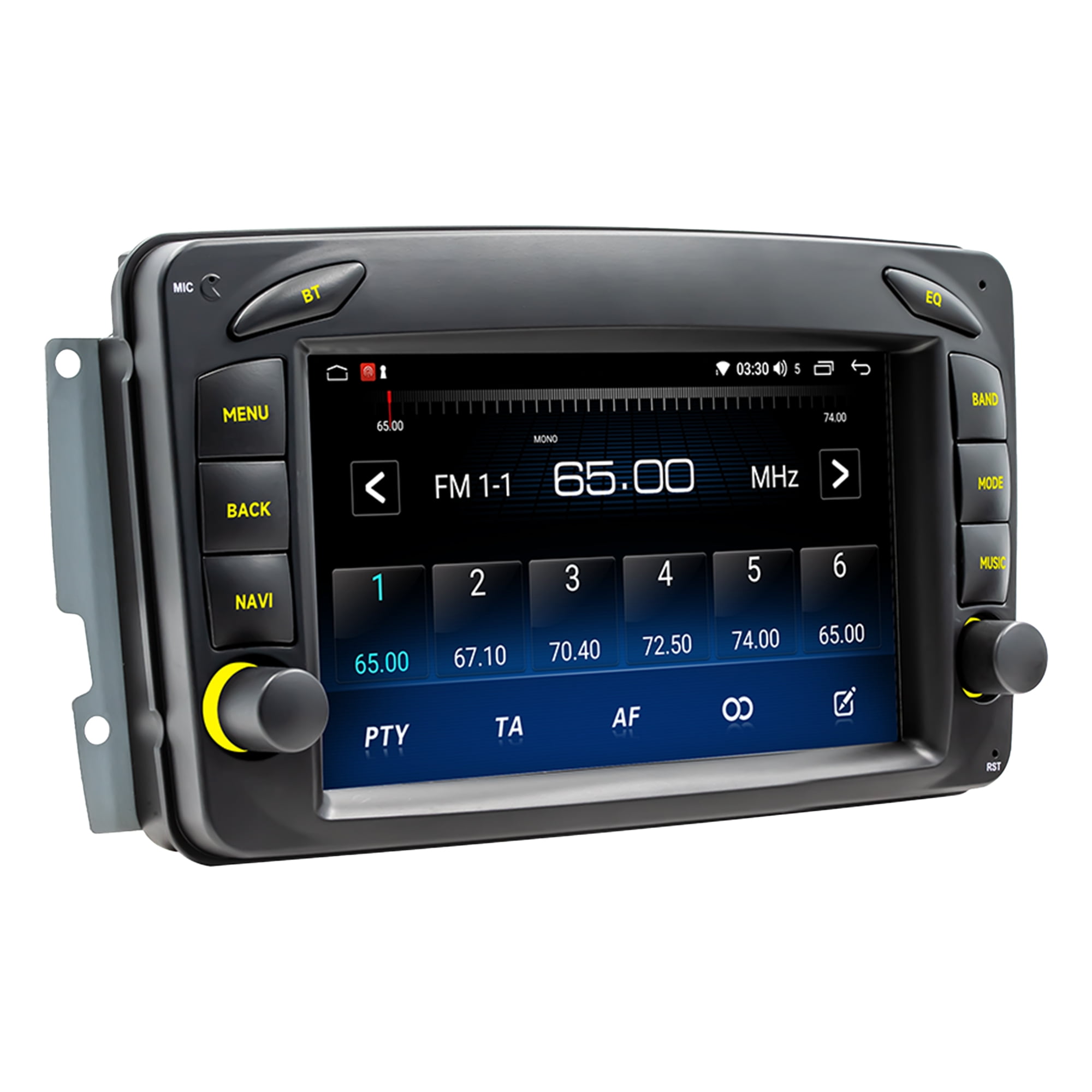 Woudy Apple CarPlay Car Stereo Radio Android 15 for Mercedes Benz C-Class W203 2005-2007