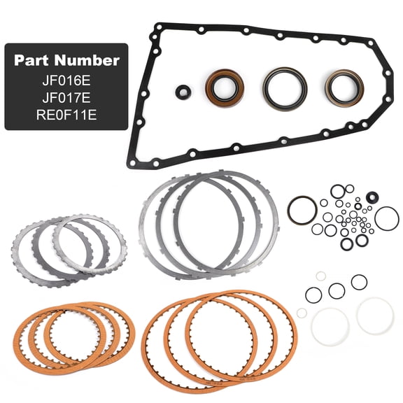 Woudy CVT Transmission Master Rebuild Kit Clutch Plates JF016E JF017E RE0F11E