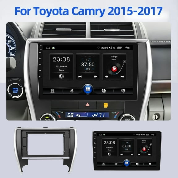 Woudy Car Radio Stereo for Toyota Camry 2015-2017, Andriod 10.1" Touch Screen Carplay WiFi Radio Auto Backup Camera Bluetooth GPS Navigation