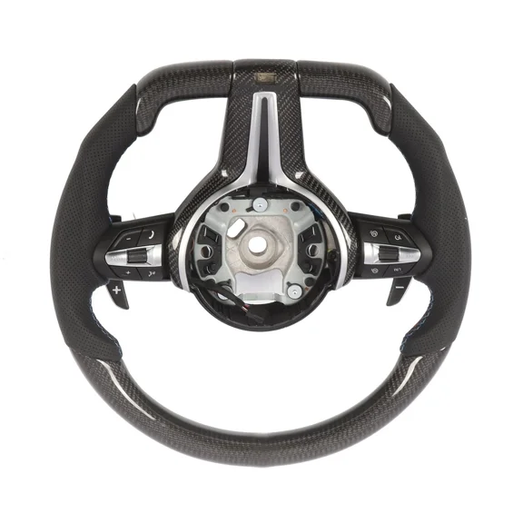 Woudy Carbon Fiber Steering Wheel, for BMW F30 F20 F87 F80 F82 M2 M3 M4 2011-2019