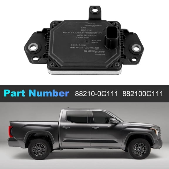Woudy Cruise Control Distance Radar Sensor 88210-0C111 for Toyota Tundra V6 3.4L 2023