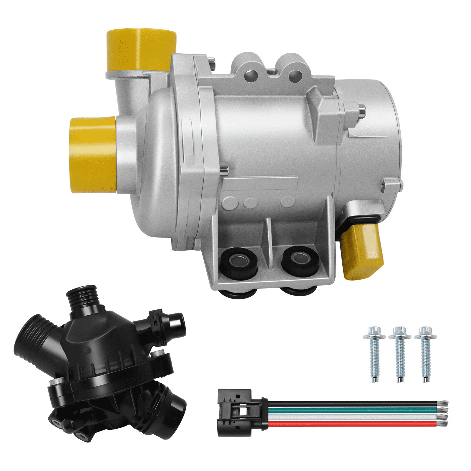 Woudy Electric Water Pump+Thermostat for 2006-2013 BMW E90 325i 328i 525i 528i X3 X5 Z4 11517586925