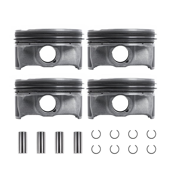Woudy Engine Piston w/ Rings for 2018–2024 Land Rover Evoque & Discovery Sport, AJ200 2.0L I4 Gasoline Engine, 204PT