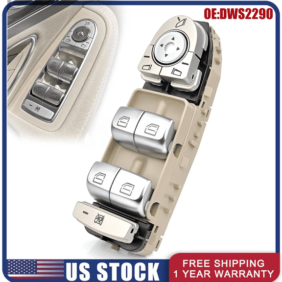 Woudy Front Driver Power Window Switch for Mercedes-Benz C300 C400 C43 AMG GLC63 AMG S