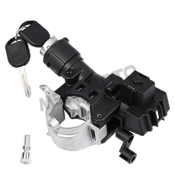 Woudy Ignition Lock Cylinder Assembly with Chip Keys, for Ford Focus Escape Mercury 2008-2011