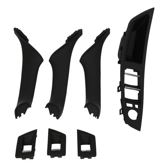 Woudy Interior Door Panel Handle Pull Trim Cover for BMW 520i 528i 530i 535i xDrive