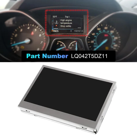 Woudy LCD Display Color Screen, 4.2 Inch TFT-LCD 480x272 Resolution, for Ford Focus and Escape Speedometer Cluster 150MPH 2013-2016, Replace LQ042T5DZ11