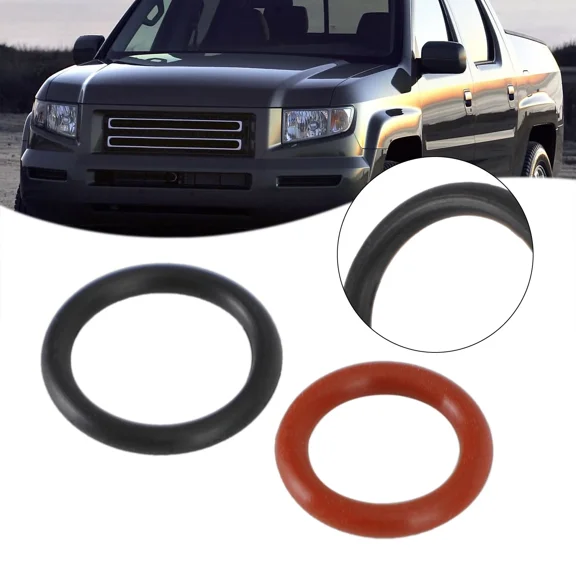 Woudy Power Steering Pump O-Ring Seal Kit, Inlet and Outlet Rubber Seals 2Pcs, for Acura Honda