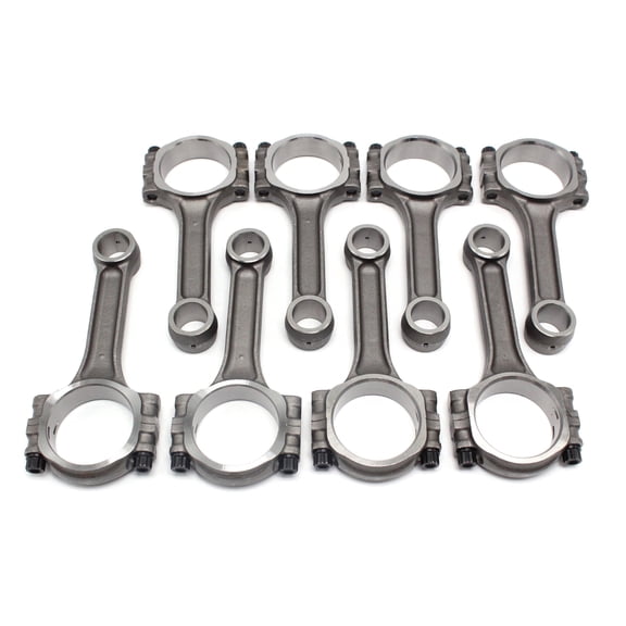 Woudy SBC 350 5.7 Inch 5140 Forged Steel I-Beam Connecting Rods Floating for Small Block Chevy