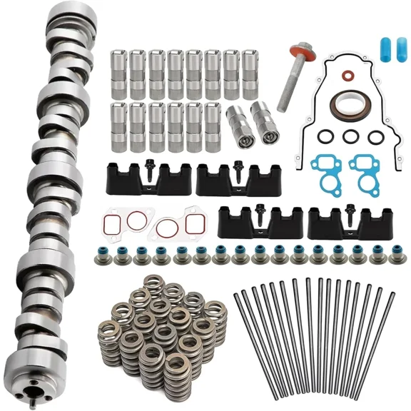 Woudy Sloppy Mechanics Stage 2 Cam Springs Lifters Kit, PAC-1218 Valve Springs and Chromoly Pushrods, for GM LS1 4.8L 5.3L 5.7L 6.0L 6.2L