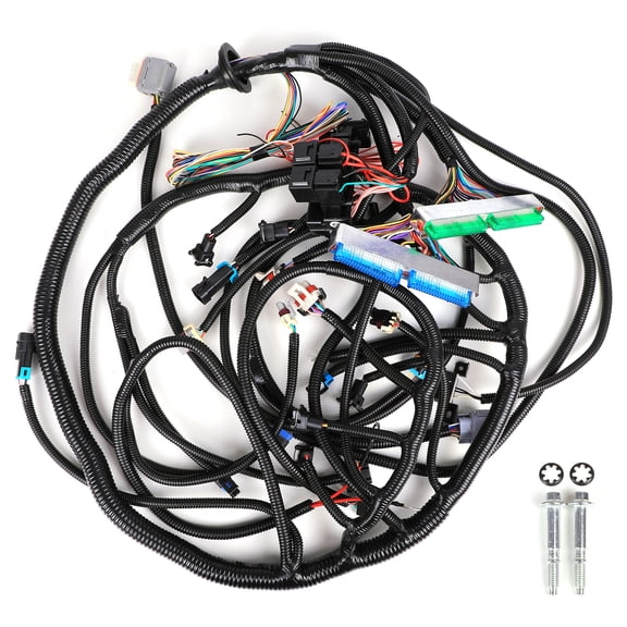 Woudy Stand Alone Wiring Harness 4L60E 4.8L 5.3L 6.0L DBW LS3 for 2003-2007 LS Swap Vortec