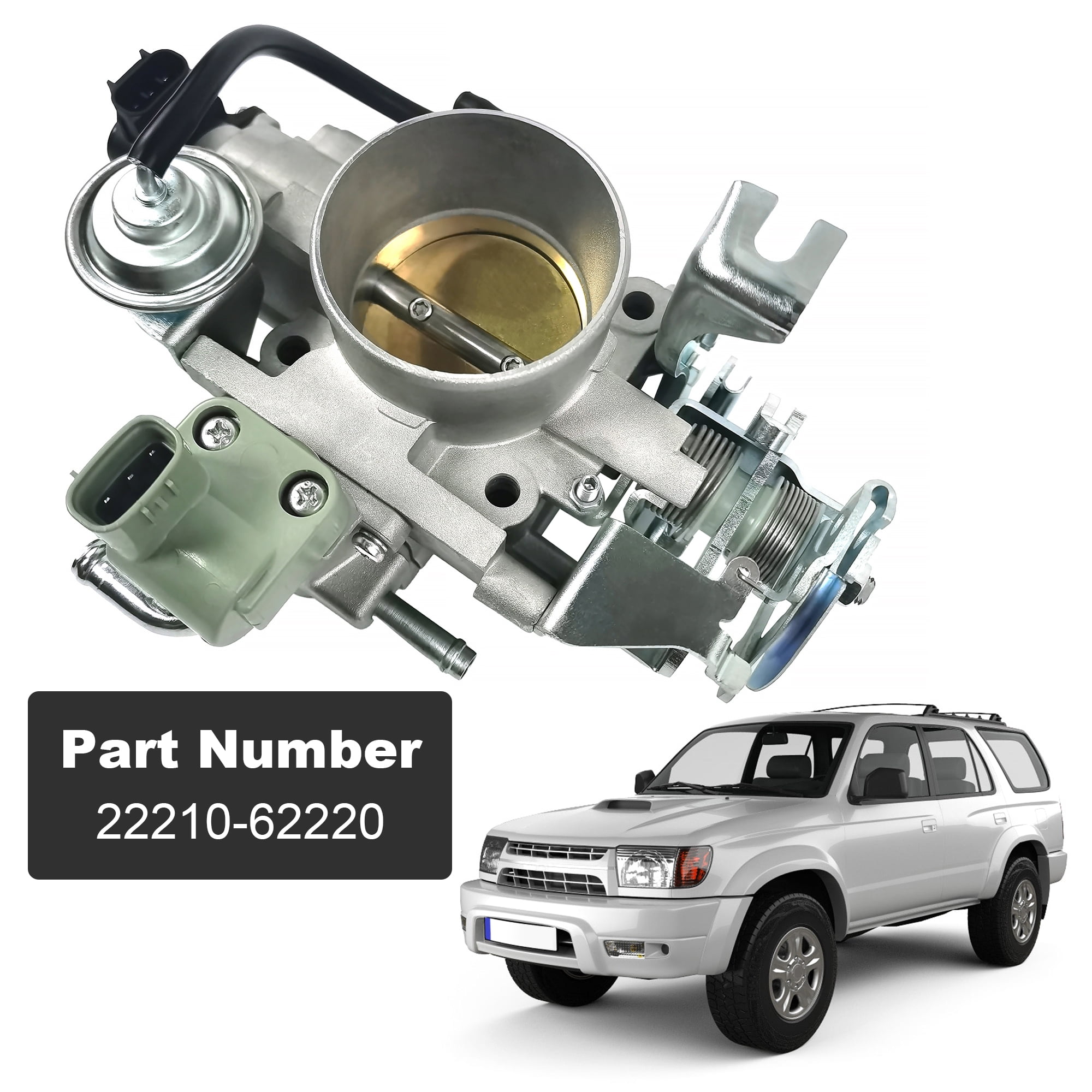 Woudy Throttle Body Assembly 22210-62220 for 1995-2004 Toyota 4Runner T100 Tacoma 3.4L