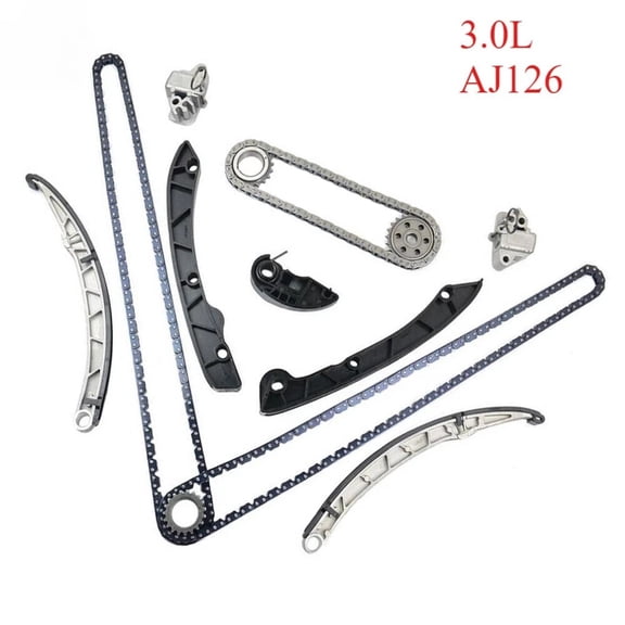 Woudy Timing Chain Kit Set for Jaguar Land Rover 3.0L V6 Supercharged SC Engine AJ126
