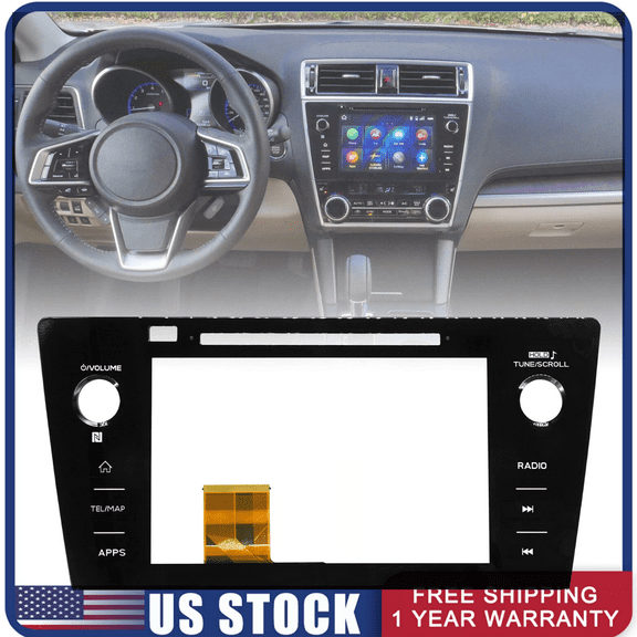 Woudy Touch Screen Digitizer Replacement for 2018 2019 Subaru Legacy Outback, Radio Touchscreen Digitizer 86471-AL65A