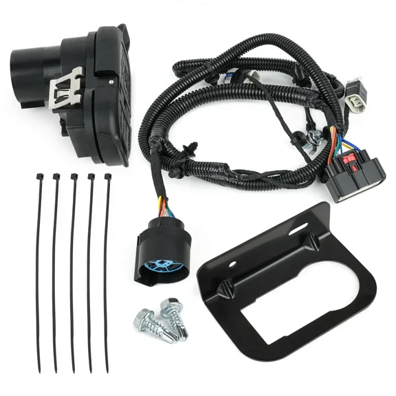 Woudy Trailer Tow Harness Kit for Ford F-150 2015-2020 without Parking Aid HL3Z-13A576-D