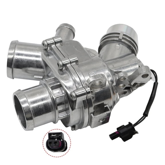 Woudy Upgraded Thermostat Housing Assembly for 2014-2019 Land Rover Range Rover 3.0L SC