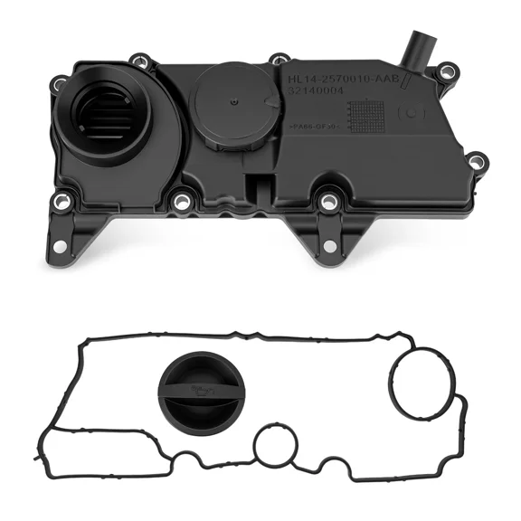 Woudy Valve Cover Oil Trap PCV, Direct Replacement Engine Oil Separator, for Volvo S60 S90 XC90 V60 V90 XC40 2.0L 2019-2020, 32140004
