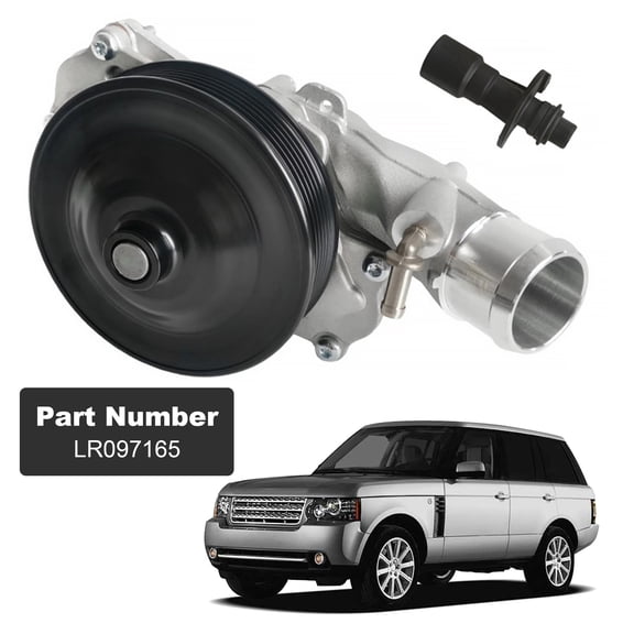 Woudy Water Pump Kit for Jaguar Land Rover engines 3.0/5.0L SC LR097165 LR033993
