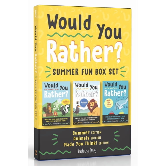 Lindsey Daly: Would You Rather? Summer Fun Box Set: Summer Edition, Animals Edition, Made You Think! Edition (Hardcover)