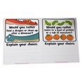thumbnail image 1 of Would You Rather' Writing Prompts Dry Erase Practice Pages - Language Arts Teacher Supply Centers, 1 of 9