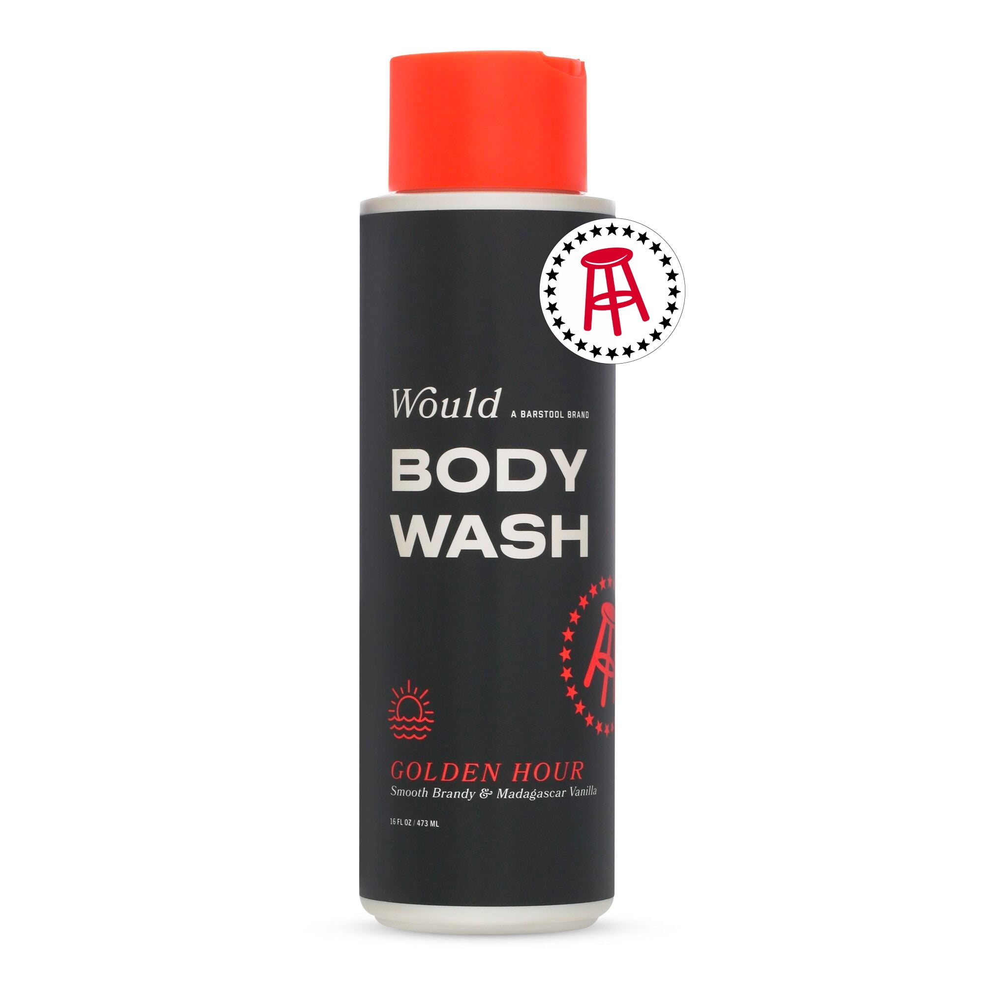 Would by Barstool Sports, Adult Body Wash, Golden Hour, 16 oz, All Skin Types