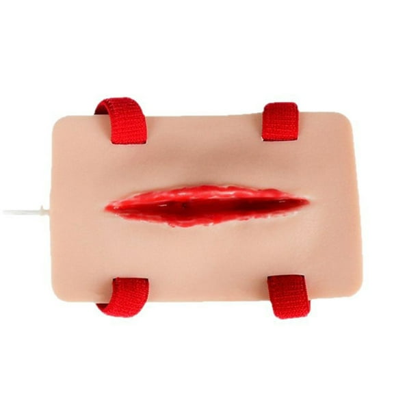 Wound Bleeding Control Trainer Model Realistic Simulation Skin Wound Model for Student Healthcare Professional Training
