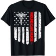 thumbnail image 1 of Wound Care Nurse American Flag RN Registered Nurse Gift T-Shirt Black 3X-Large, 1 of 4