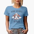 thumbnail image 1 of Wound Care Nurses Are Magical, Unicorn, Baby Blue T-Shirt, Small, 1 of 5