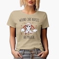 thumbnail image 1 of Wound Care Nurses Are Magical, Unicorn, Tan T-Shirt, Medium, 1 of 5