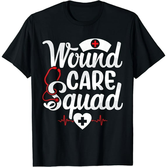 Wound Care Squad Team Funny Wound Care Nurse Nursing RN T-Shirt