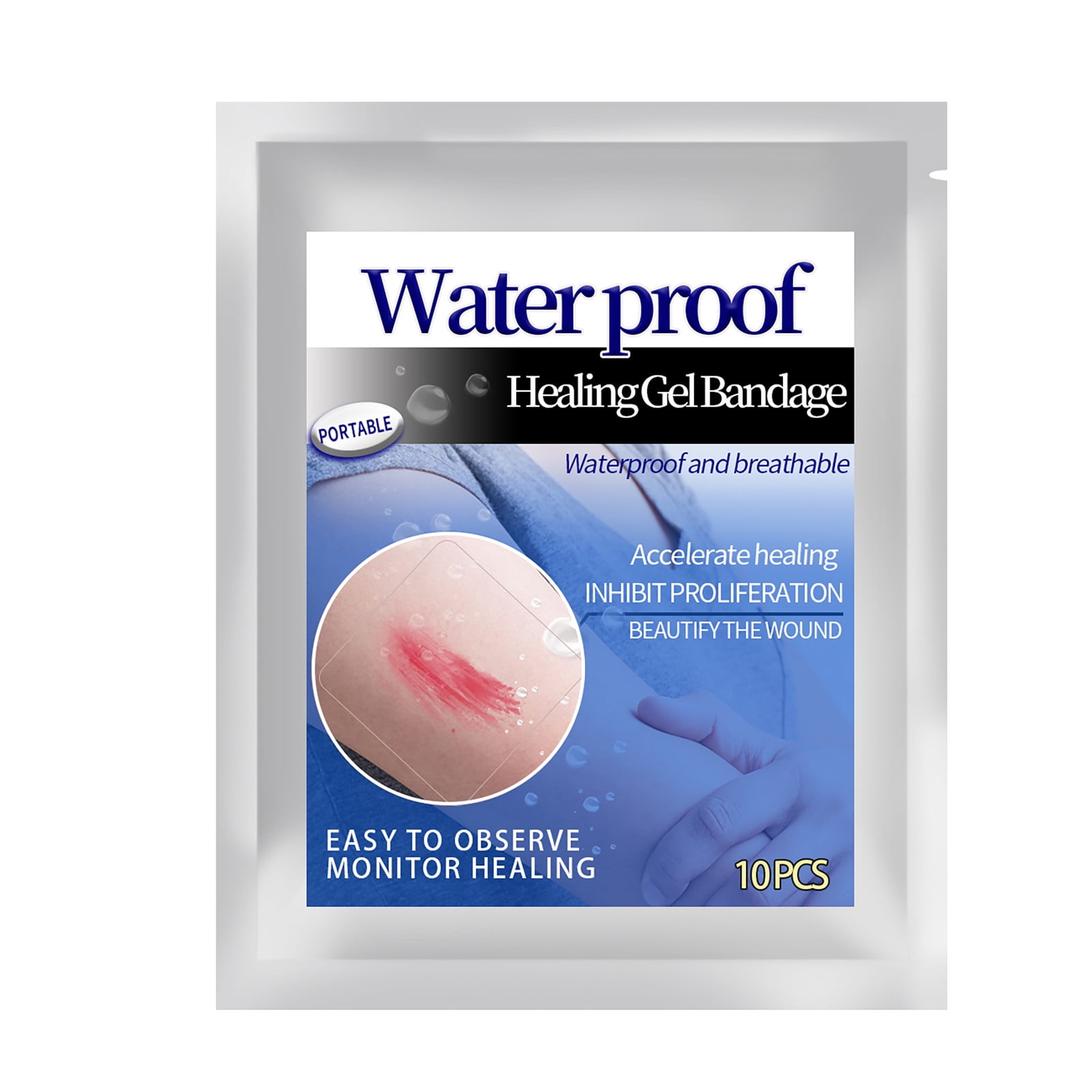 wound-waterproof-and-breathable-transparent-bandaid-10pc-in-a-pack